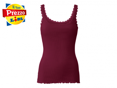 Canotta da donna con pizzo