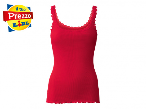 Canotta da donna con pizzo