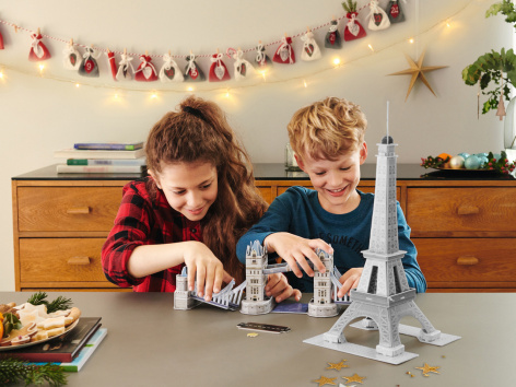 Puzzle 3D "Monumenti famosi"