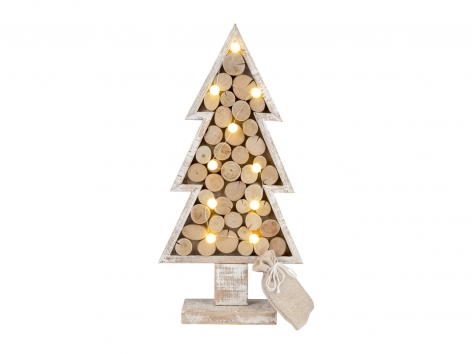 Decorazioni in legno con LED