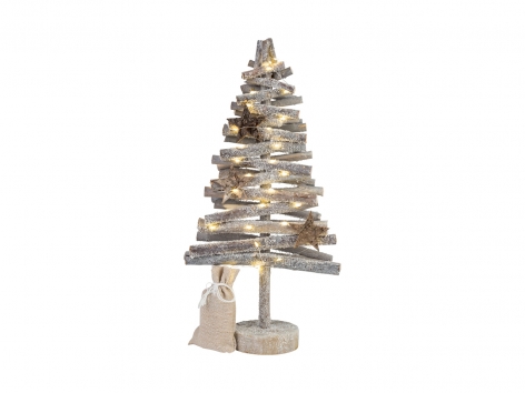 Decorazioni in legno con LED