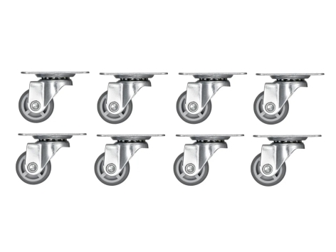 Set rotelle per mobili, 4 o 8 pezzi