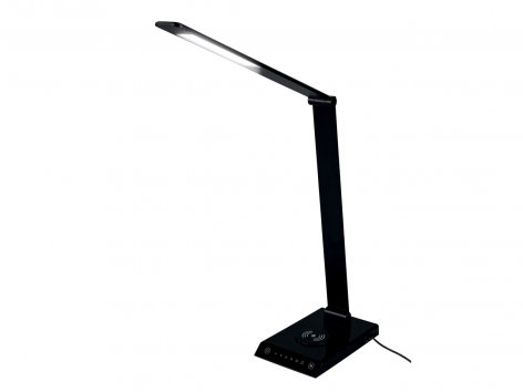 Lampada LED per scrivania con caricabatterie ad induzione