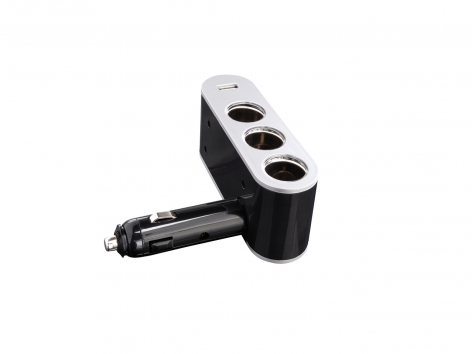 Adattatore triplo o caricabatterie USB  per auto