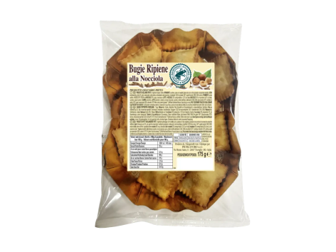 Bugie ripiene alla nocciola