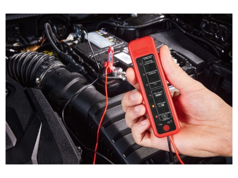 Tester per batterie/alternatore o chiave per filtro olio