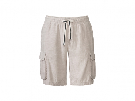 Bermuda in lino da uomo