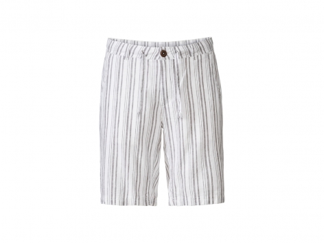 Bermuda in lino da uomo