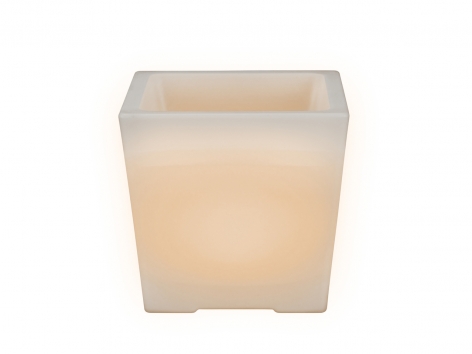 Vaso luminoso a energia solare