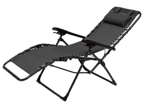 Sedia sdraio relax, antracite