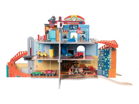 Set stazione XXL in legno