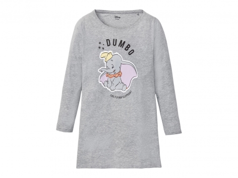 Maxi t-shirt da notte per donna "Dumbo, Wonder Woman, Mickey Mouse Pink"