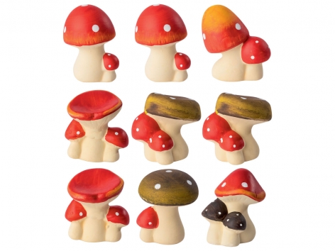 Decorazioni autunnali in ceramica