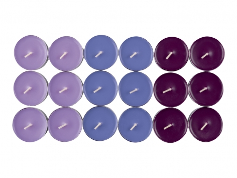 Candele profumate, 6 o 18 pezzi