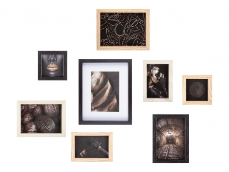 Cornice portafoto multipla o set cornice portafoto, 8 pezzi