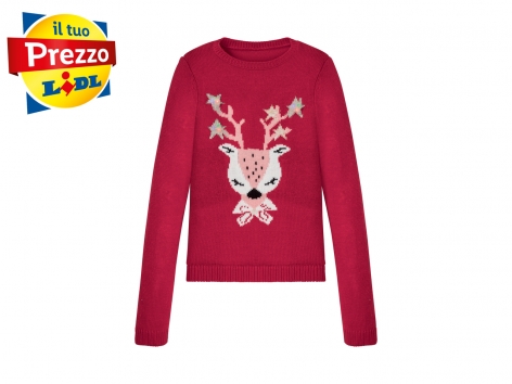 Pullover natalizio per bambina