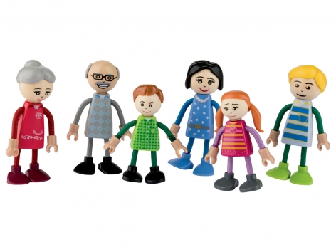 Set mobili in miniatura o set personaggi per casa delle bambole