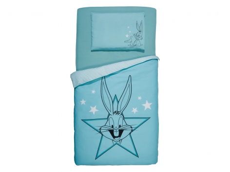 Parure copripiumino per lettino "Looney Tunes"
