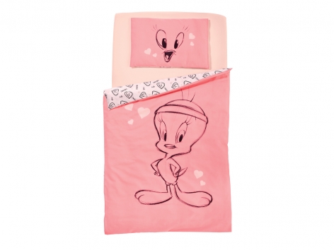 Parure copripiumino per lettino "Looney Tunes"