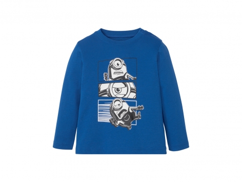 Maglia a maniche lunghe da bambino  "Bugs Bunny, Mnions, Batman"