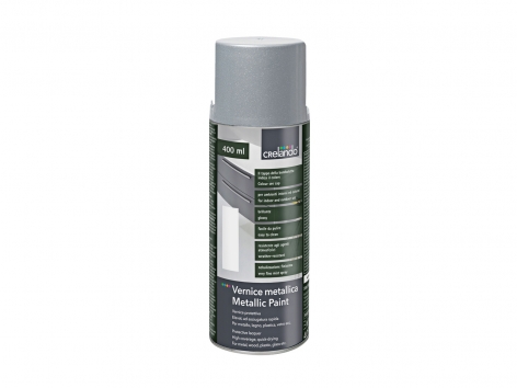 Vernice spray effetto pietra, metallica o argento