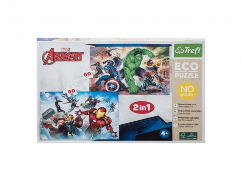 Puzzle per bambini 2 in 1 "Avengers, PeppaPig, Paw Patrol, SAM, Frozen"