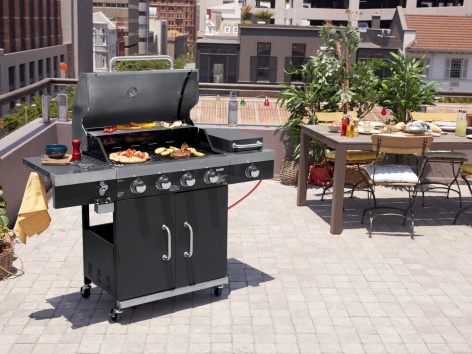 Barbecue a gas