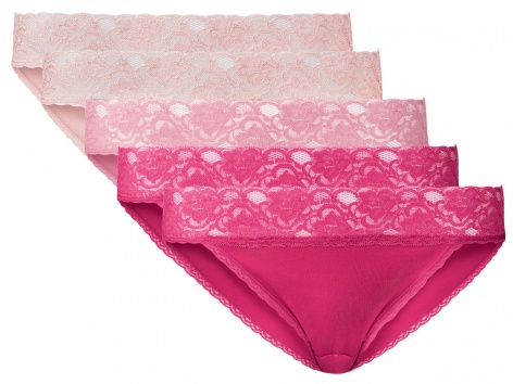 Minislip con pizzo da donna