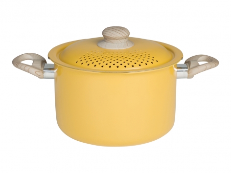 Pentola con coperchio