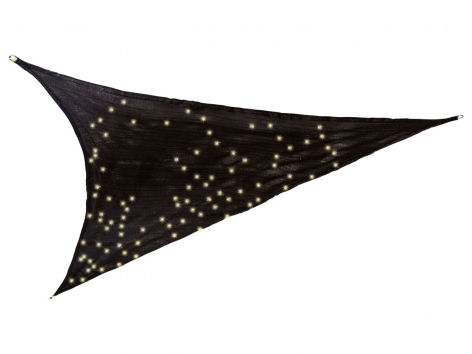 Tenda a vela parasole con illuminazione LED