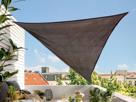 Tenda a vela parasole con illuminazione LED