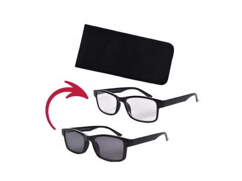 Occhiali da lettura con clip magnetico