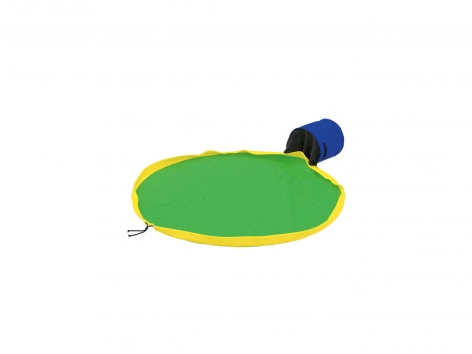 Cesto con coperta per giochi