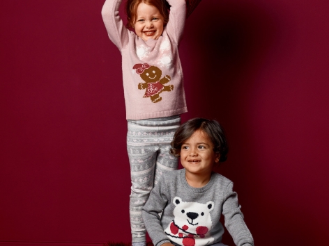 Pullover natalizio da bambina