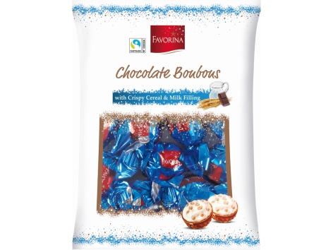 Praline ripiene di cioccolato al latte