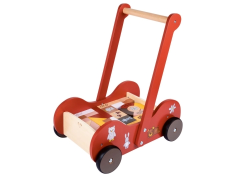 Carrello primi passi in legno