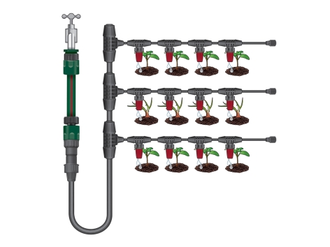 Set ampliamento per irrigazione a goccia