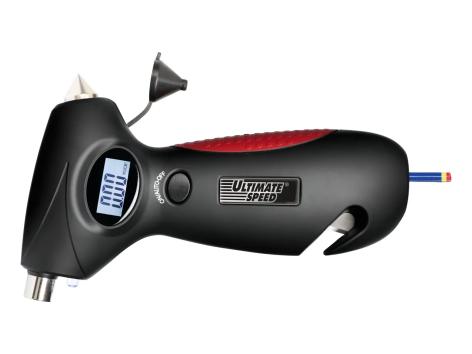 Manometro per pneumatici 5 in 1