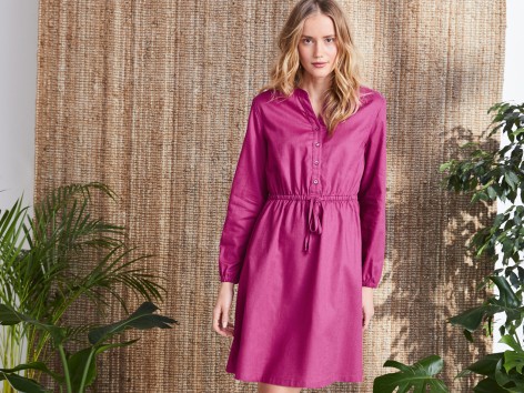 Vestito in canapa da donna