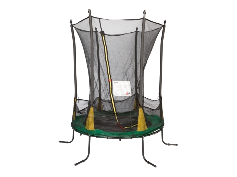 Trampolino con rete di sicurezza per bambini