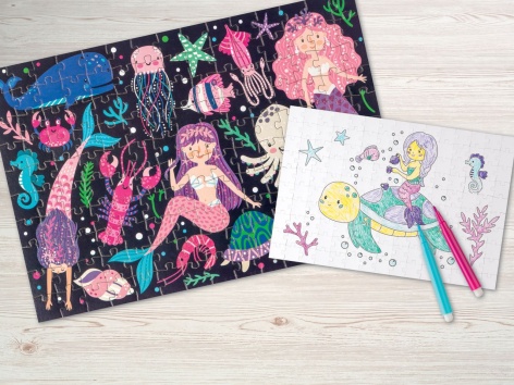 Puzzle da colorare