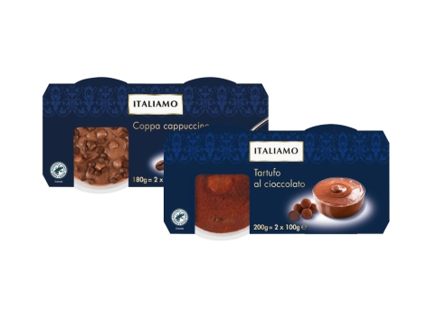Coppa cappuccino o Tartufo al cioccolato