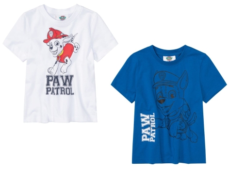 T-shirt da bambino "Transformers, Paw Patrol, Jurassic World"