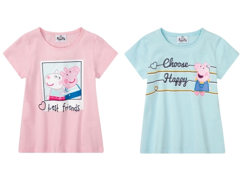 T-shirt da bambina "Barbie, Paw Patrol, Peppa Pig"