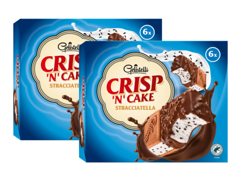 Crisp ‘n’ cake stracciatella