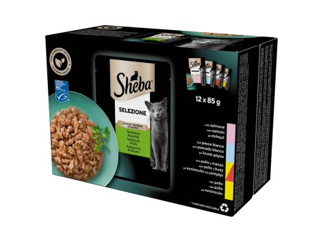 Selezione in salsa per gatti