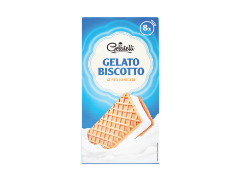 Biscotto gelato alla vaniglia