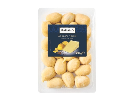Gnocchi di patate ripieni con cacio e pepe