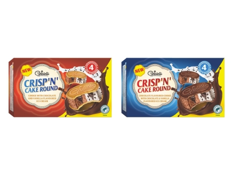 Crisp ‘N’ Cake biscotto gelato cioccolato e vaniglia