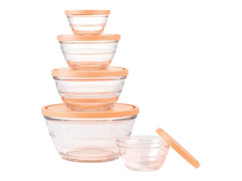 Set ciotole in vetro